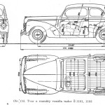 Škoda 1101 blueprint