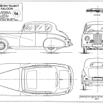 Sunbeam-Talbot 90 blueprint
