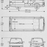 Toyota HiAce blueprint