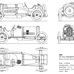 Peugeot GP blueprint