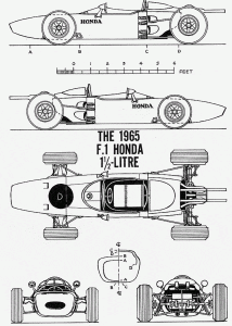 Honda RA272 blueprint