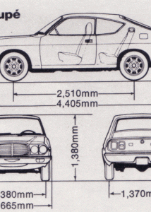 Mazda Luce blueprint