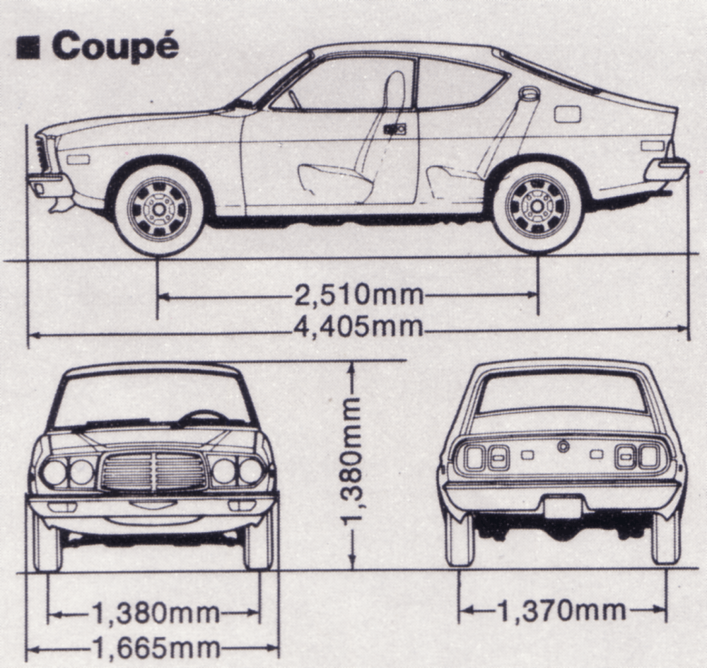 Mazda Luce blueprint