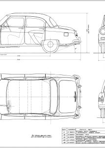 GAZ-23 blueprint