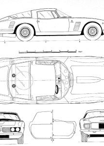 Iso Grifo blueprint