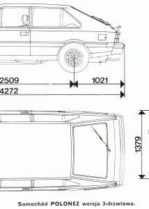 FSO Polonez blueprint