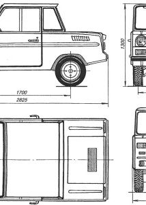 S-3D Cycle-car blueprint