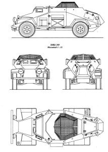 Leichter Panzerspähwagen blueprint