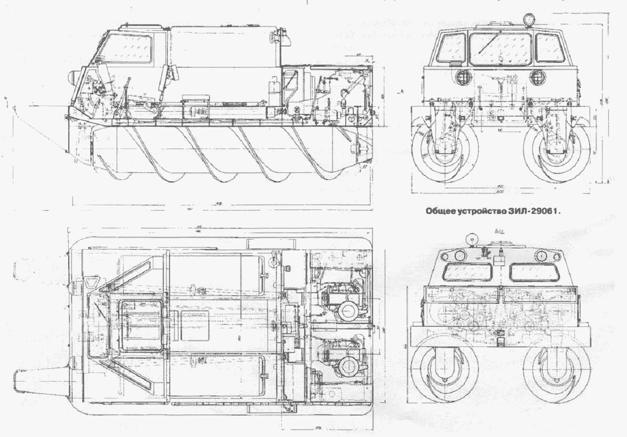 ZIL-29061 blueprint