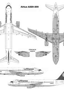 Airbus A320-200 blueprint