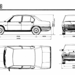 Alfa Romeo 90 blueprint