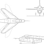 Bell X-5 blueprint