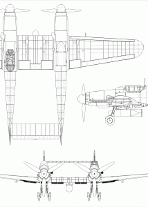 Messerschmitt Bf 109 Z blueprint