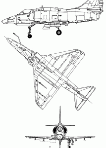 A-4AR Fightinghawk blueprint