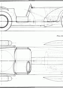 Delahaye 145 V12 Sport blueprint