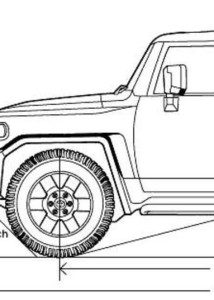 Toyota FJ Cruiser blueprint