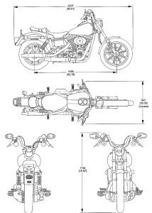 Harley-Davidson FS2 blueprint