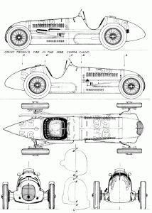 Maserati 8CTF blueprint