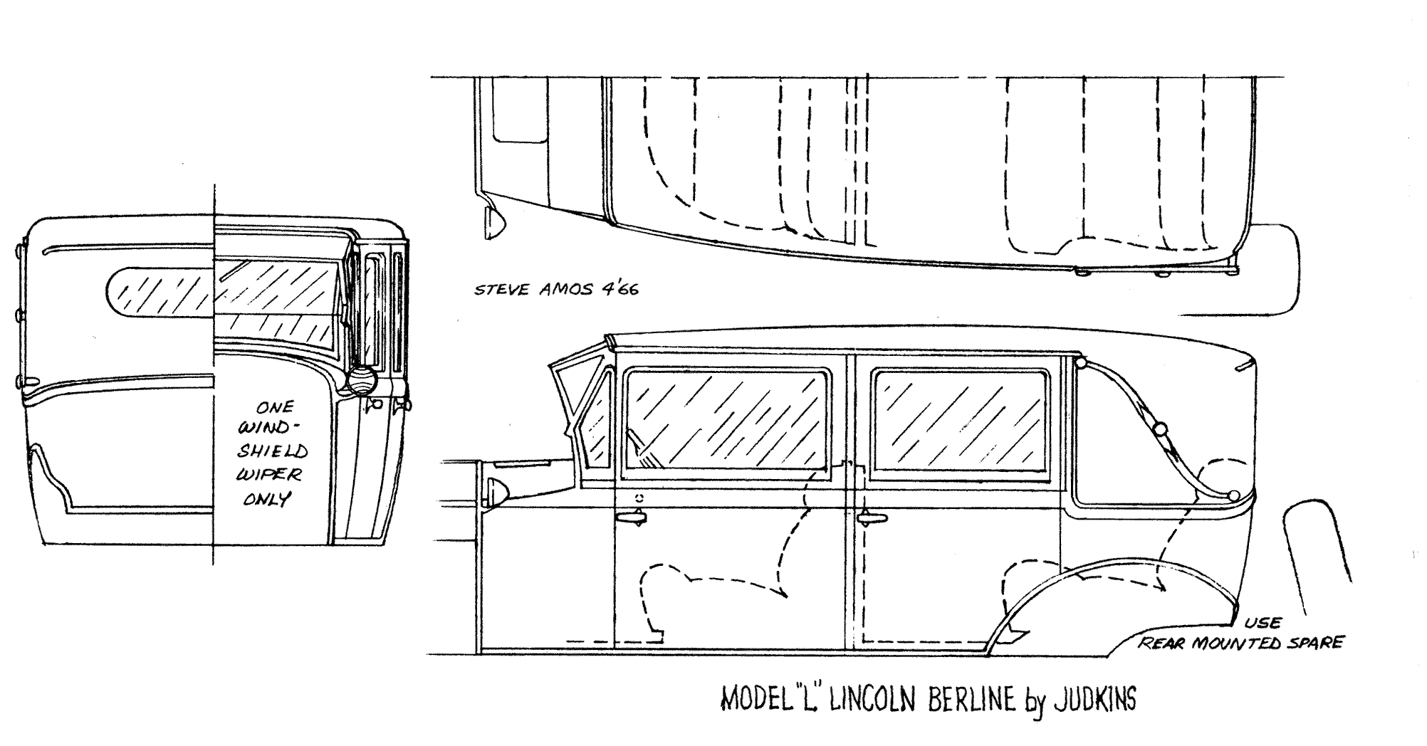 Lincoln Model L blueprint