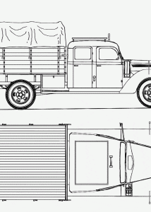 Ford G917T blueprint