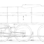 Green Arrow steam train blueprint