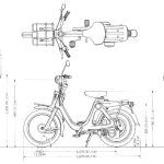 Honda P50 blueprint