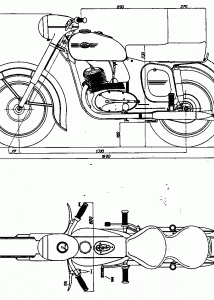 Jawa 356 blueprint