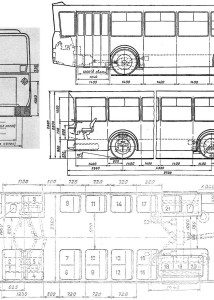 LAZ-698 blueprint