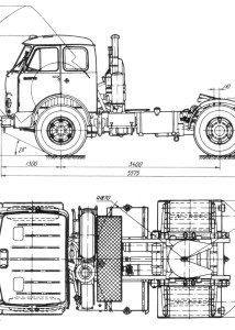 MAZ 504V blueprint