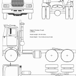 Mack F-Series Truck blueprint
