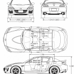 Mazda RX-8 blueprint