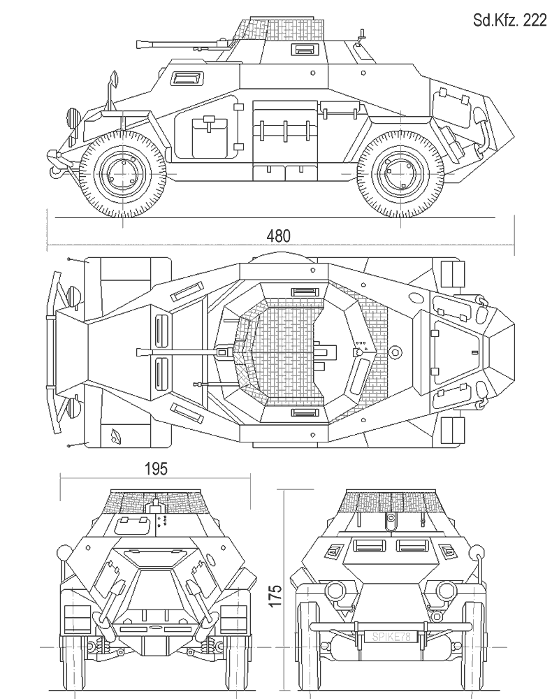 Sdkfz 222 blueprint