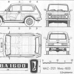 Lada Niva blueprint