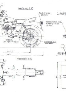 Puch Minicross TT blueprint