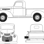 Chevrolet Pickup blueprint