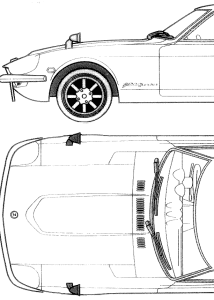 Datsun 240Z blueprint