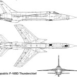F-105 Thunderchief blueprint