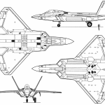 F-22 Raptor blueprint