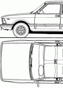 Fiat Argenta blueprint