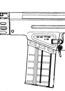 Heckler & Koch G3 blueprint