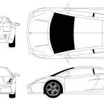 Lamborghini Gallardo blueprint