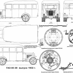 GAZ-03-30 blueprint