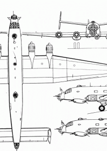 Junkers Ju 290 blueprint