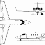 Learjet 25 blueprint