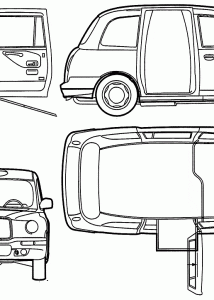 London Taxi blueprint