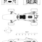 McLaren M4B blueprint