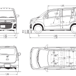 Mazda AZ-Wagon blueprint