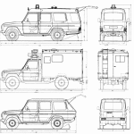 Mercedes-Benz G461 blueprint