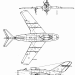 MiG-15 blueprint