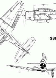 SBD Dauntless blueprint